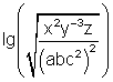 Aufgabe 1.f Logarithmen berechnen 