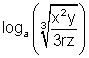 Aufgabe 2.b Term logarithmieren 