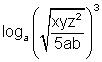 Aufgabe 2.d Term logarithmieren 