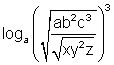 Aufgabe 2.f Term logarithmieren 